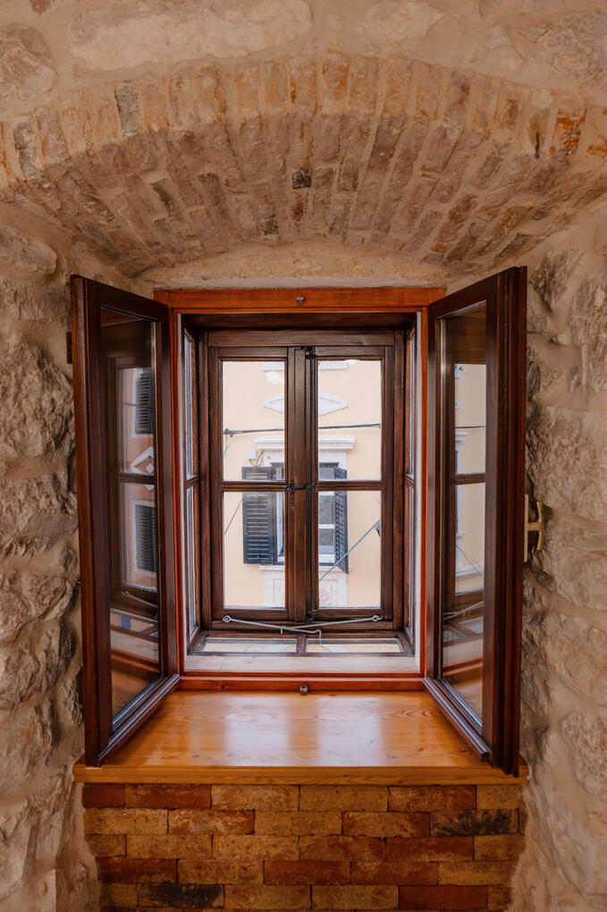 Traditional windows specific for Skradin, Croatia area, called Žburt Traditional windows specific for Skradin, Croatia area, called Žburt